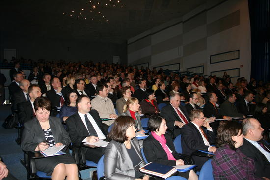 Licznie zgromadzona publiczność w Sali Błękitnej LUW w Lublinie